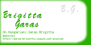 brigitta garas business card